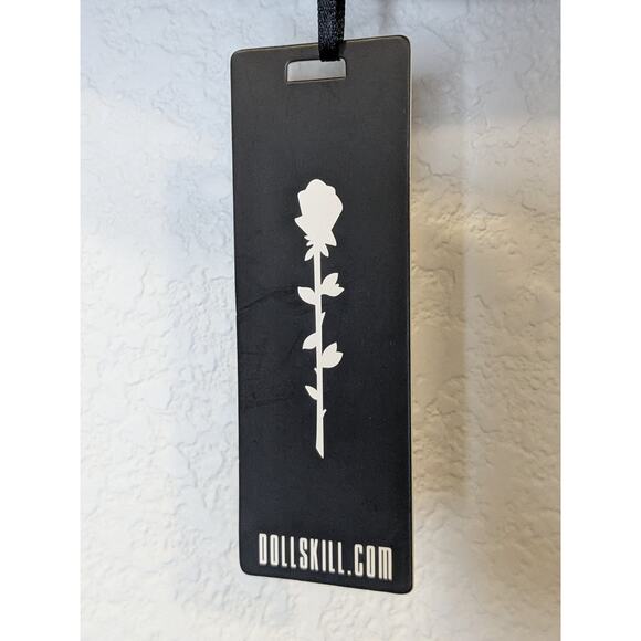 Dolls Kill Poster Girl Black Strap Tube Top Goth Style APG191021 Size Small New - Picture 4 of 8